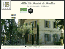 Tablet Screenshot of labastidedeboulbon.com